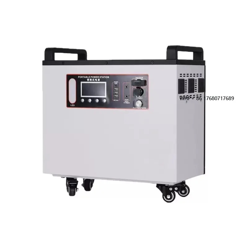 

Portable Power Station 2000W 2560WH With Solar Panels Lifepo4 Lithium Battery Outdoor Camping Solar Generator