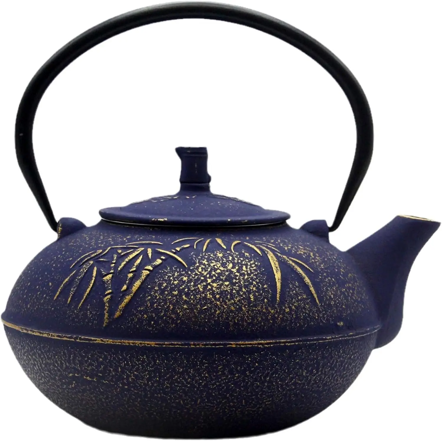 

84.6oz/2500ml Big Cast Iron Tea Kettle for 5 to 8 Persons, Teapot with Stainless Steel Infuser, Cast Iron Teapot with Enamel Int