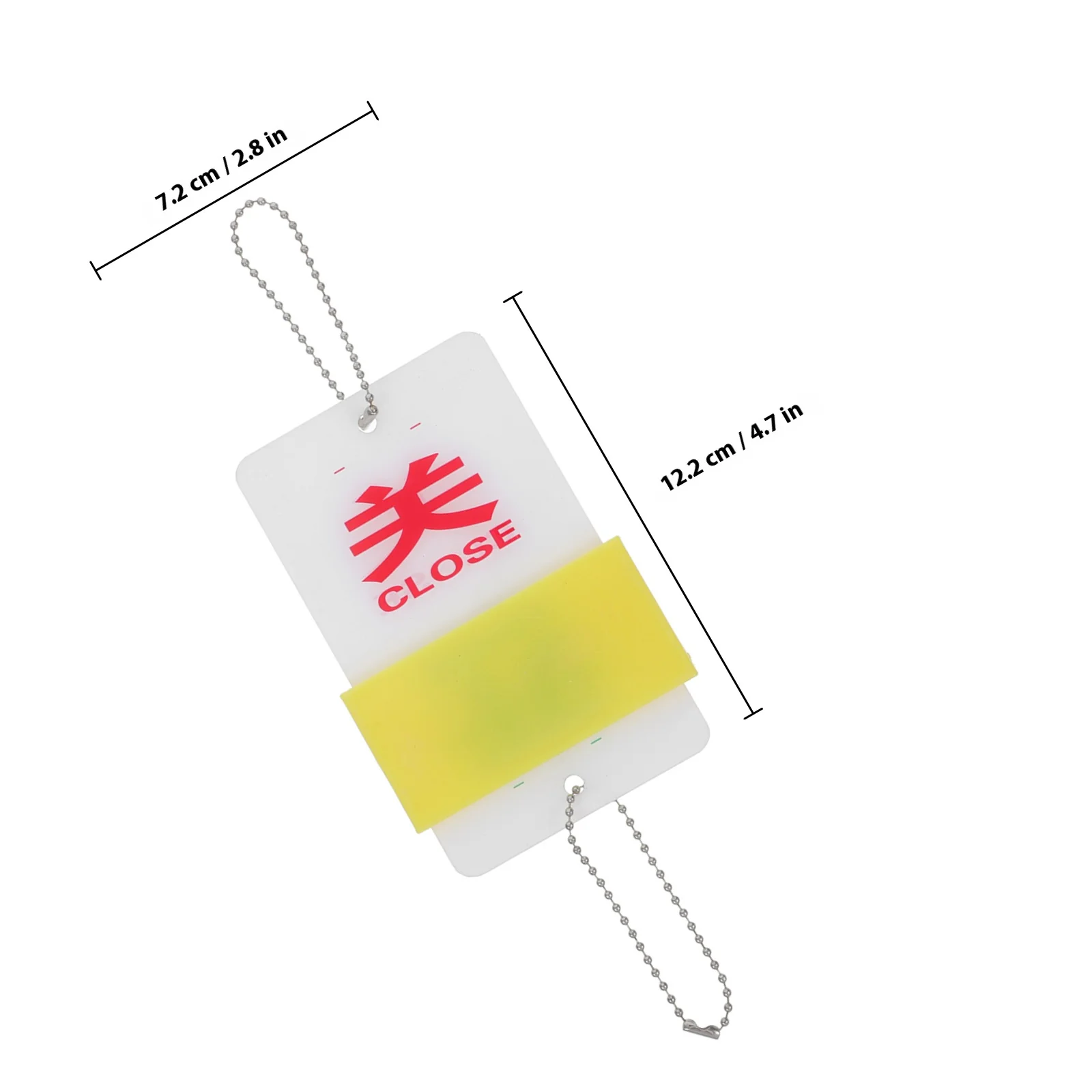 2Pcs Equipment Valves Sign Acrylic Open Close Status Clear Indication Safe Prominent Display Simple Install Machine Indicator