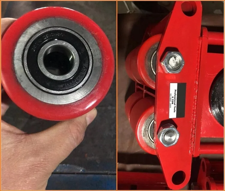 Customizable Cargo Trolley Machine Dolly Skate Platform Structure Machinery Roller Mover Transport Trolley OEM Support