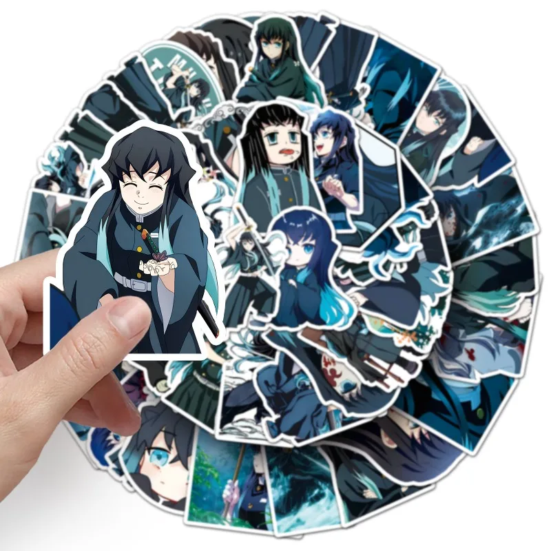 50 pezzi di personalità dei cartoni animati Tokitou Muichirou ‌ adesivi decorativi graffiti creativi