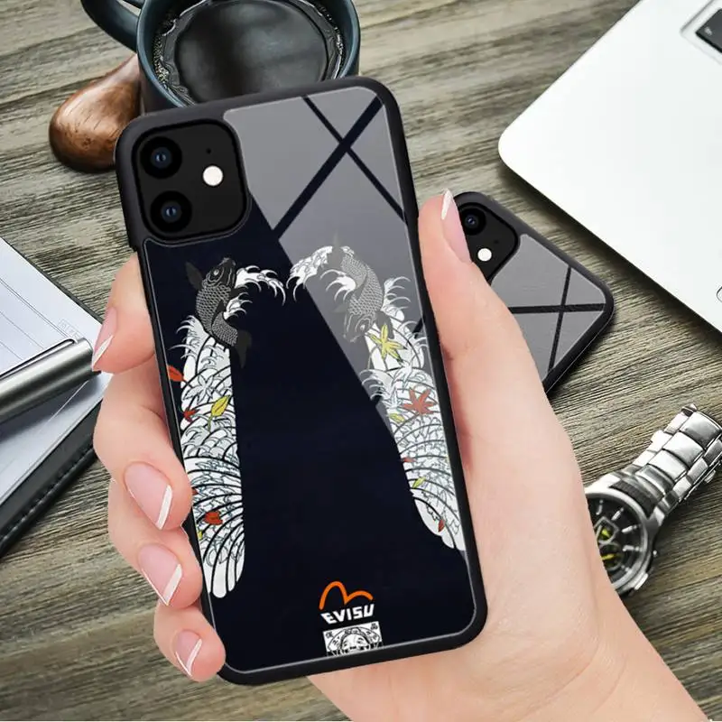 EVISUE Trend Phone Case Rubber for iPhone 12 11 13 14 15 Pro Max XS 8 7 6 6S Plus X SE 2020 XR 12Mini 14 15 Pro Max case