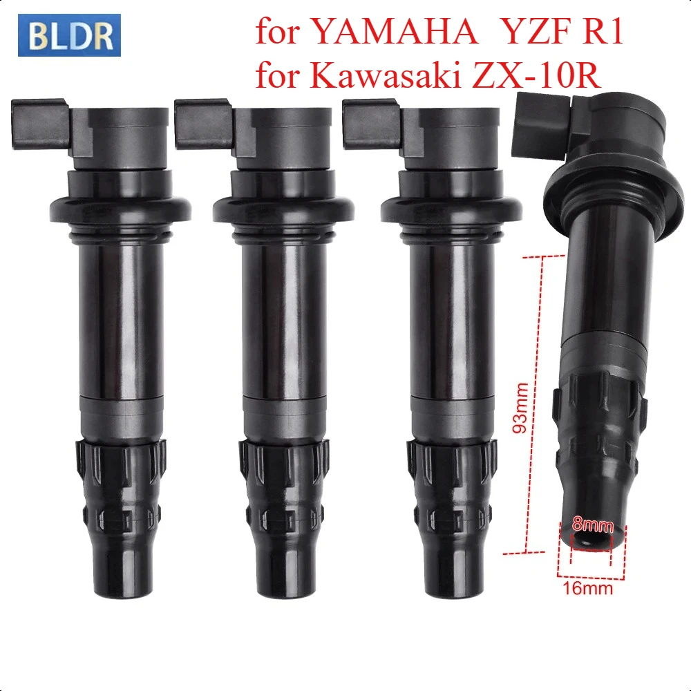 1/2/4PC 21171-0756 High Quality Ignition Coil for YAMAHA YZF R1 2012-2014 for Kawasaki ZX-10R NINJA ZX10R NINJA ABS ZX 10R