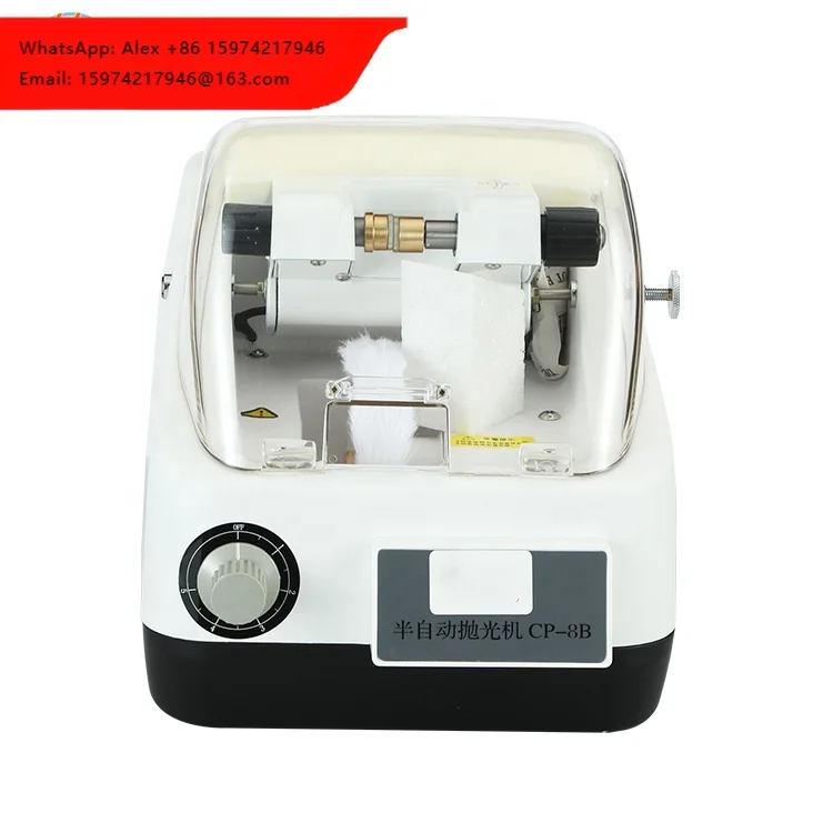 Optical Lens Polishing Machine Hand Lens Polisher Eyeglass Sunglasses Semi-Auto Polishing Machine