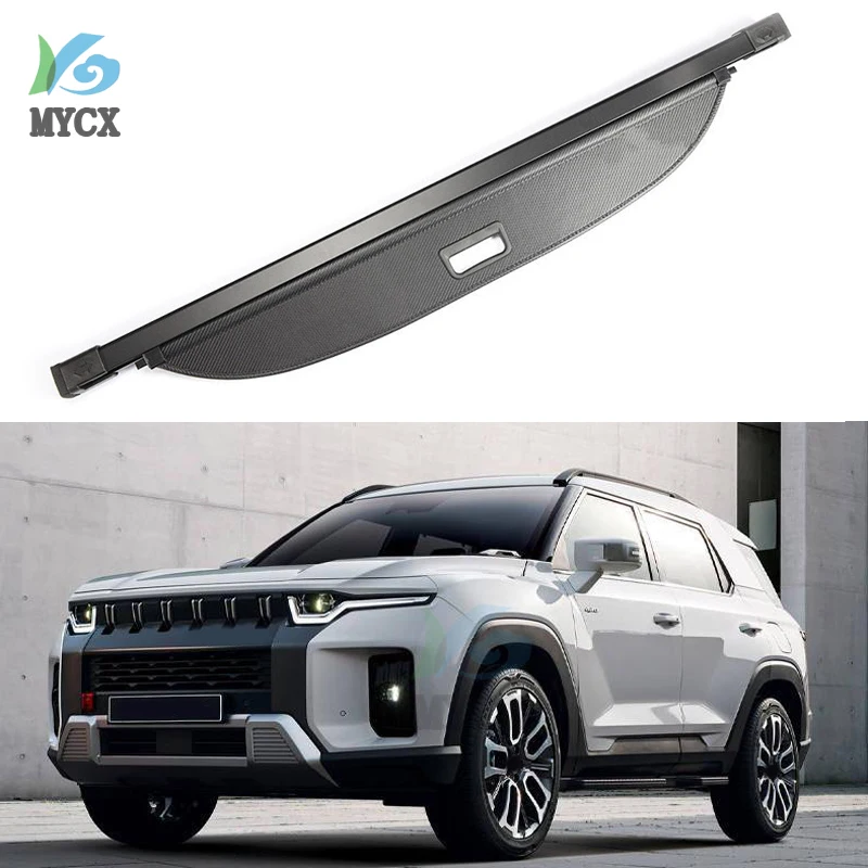 

Rear Cargo Cover For Ssang Yong TORESS 2022 2023 Privacy Trunk Screen Security Shield Shade Auto Accessories