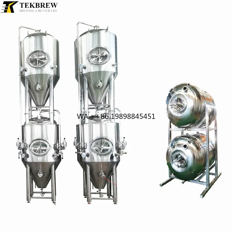 Beer Wine Fermentation Tank Factory Price Custom Made Stainless Steel 304 200L 300l 500L Stackable