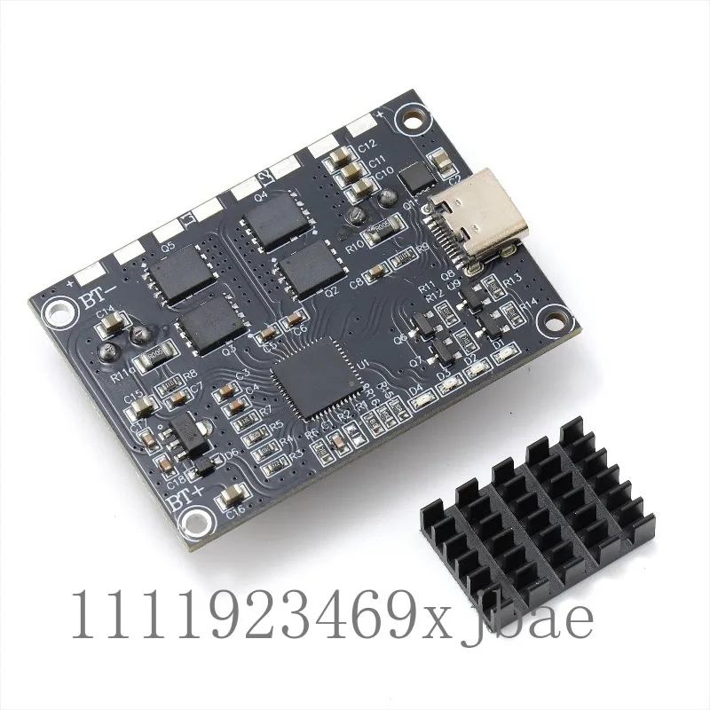 Bidirectional 100W PD Fast Charging Module Power Bank DIY Circuit Board Kit Buck‑Boost Charging Board for IP2368