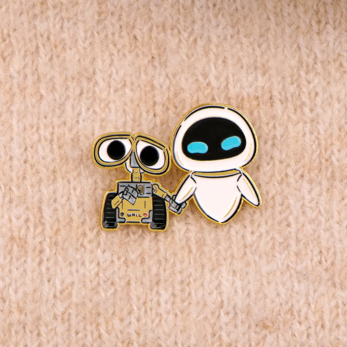 Cute Enamel Pin Cartoon Robot Brooch For Coat Women's Brooches Fashion Lapel Badges Jewelry Gift for Couple image 2