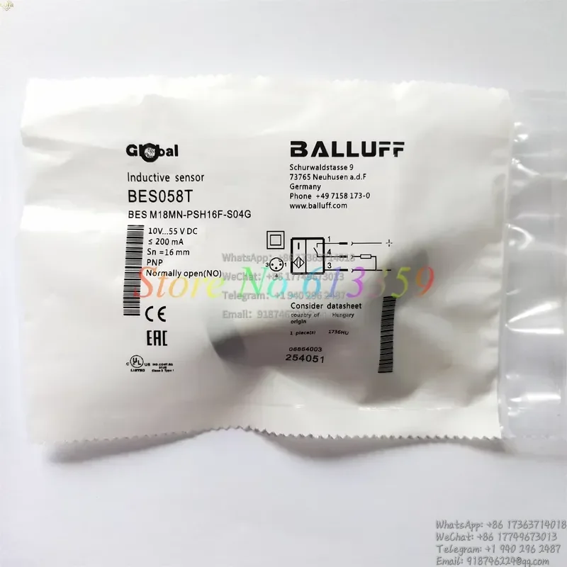 

BES058T BES M18MN-PSH16F-S04G New High-Quality Proximity Switch Sensor