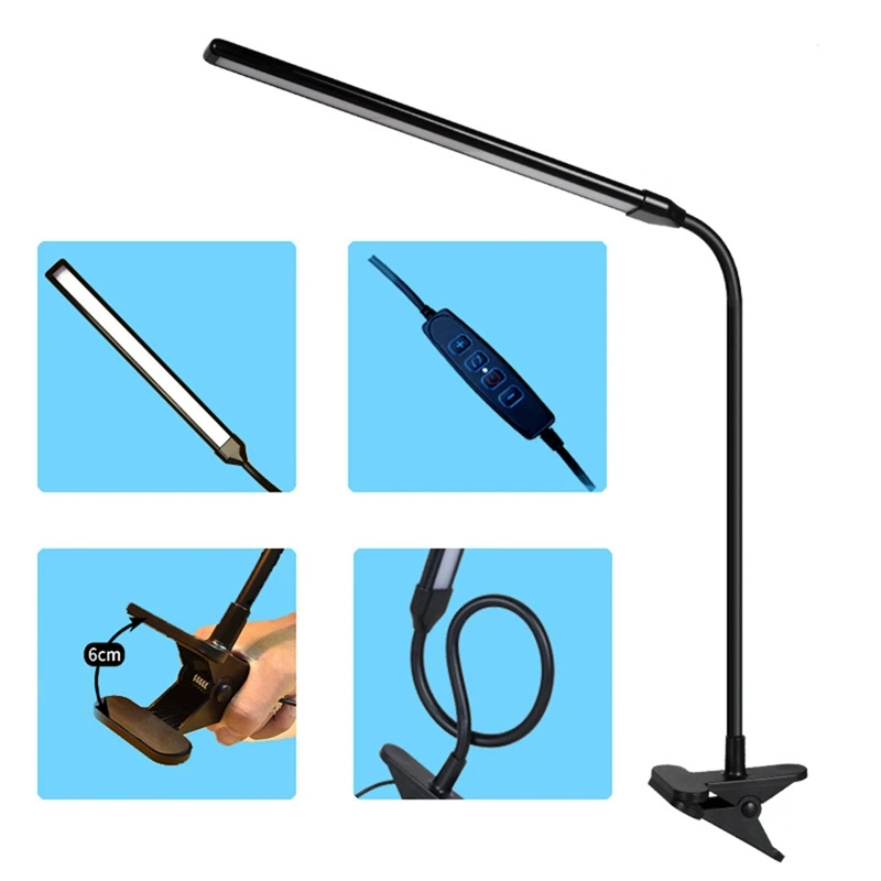 Clip-On LED Easel Light With Clearsun LED Technology,Clamp Light, Adjustable And Flexible Neck For Precision Lighting