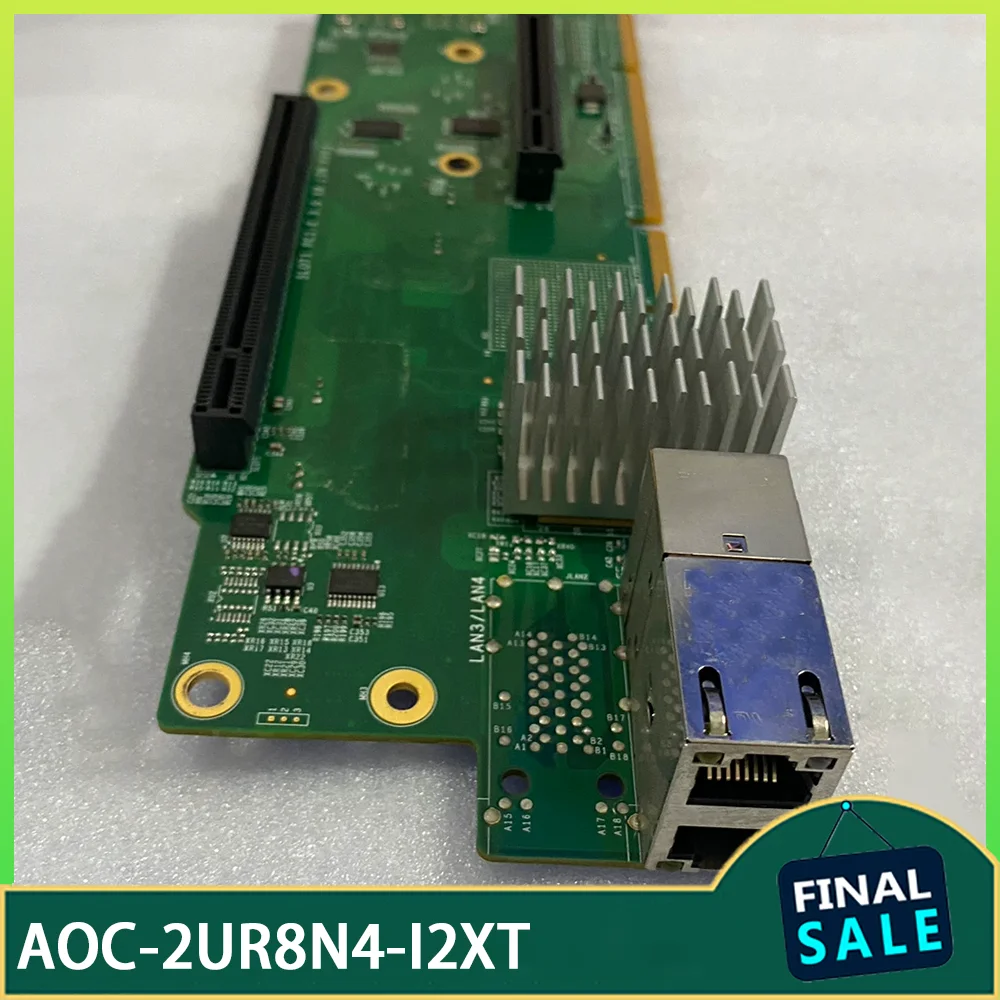 PCIE expansion card panel AOC-2UR8N4-I2XT