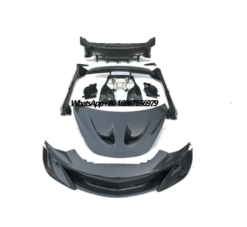 

540C 570S 570GT Upgrade to 600LT Dry Carbon Fiber Body Kit Front Bumper Trunk for Mclaren