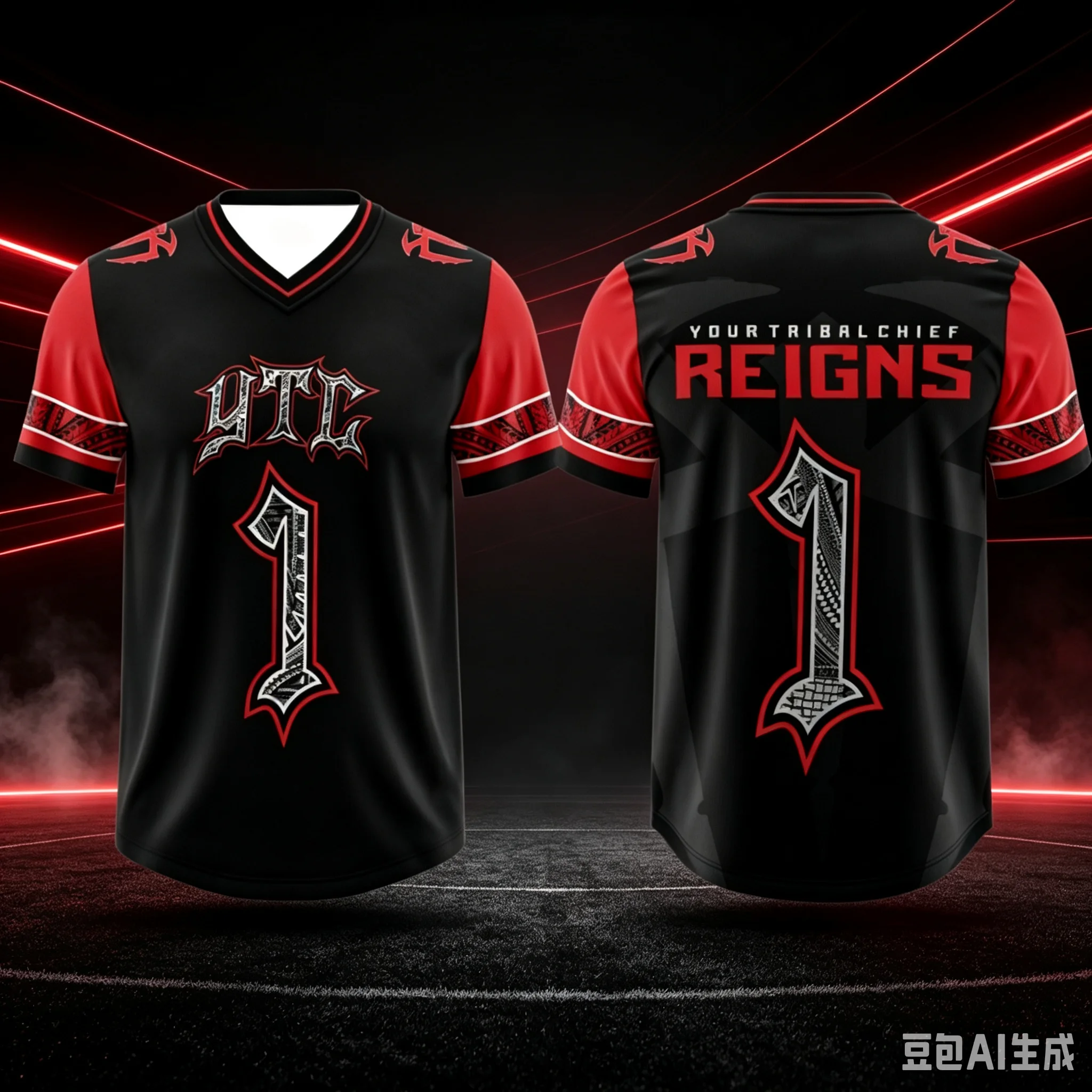 New Hot Roman Reigns Your Tribal Chief Tribal Totem Style American Sports Jersey Breathable Casual Short Sleeve Family Kids Tees