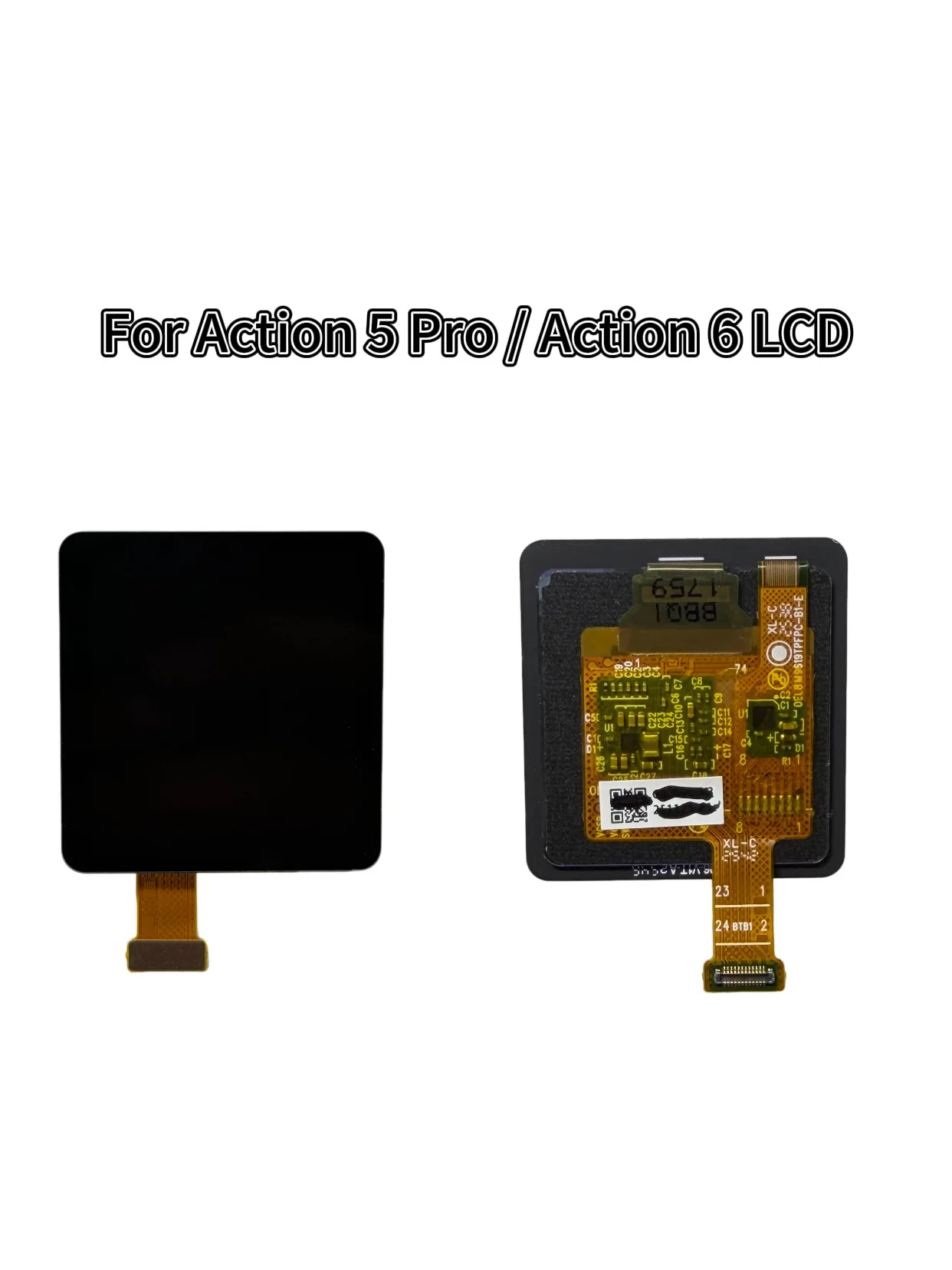 New For DJI OSMO Action 6, For DJI Action 6 Camera OLED Secondary Display Touch Screen Repair Replacement Part