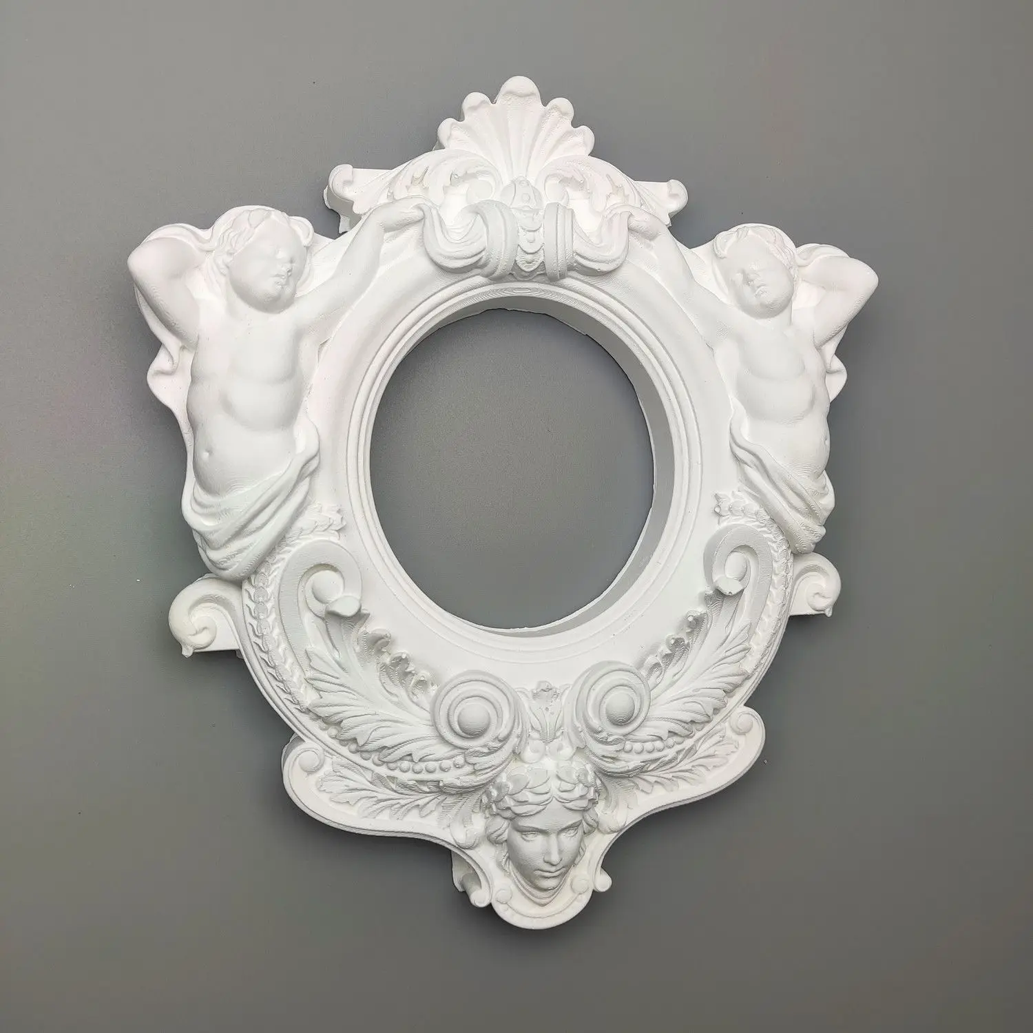 

European-style circular decorative plaster statue sketch set structure art architecture sculpture ornament