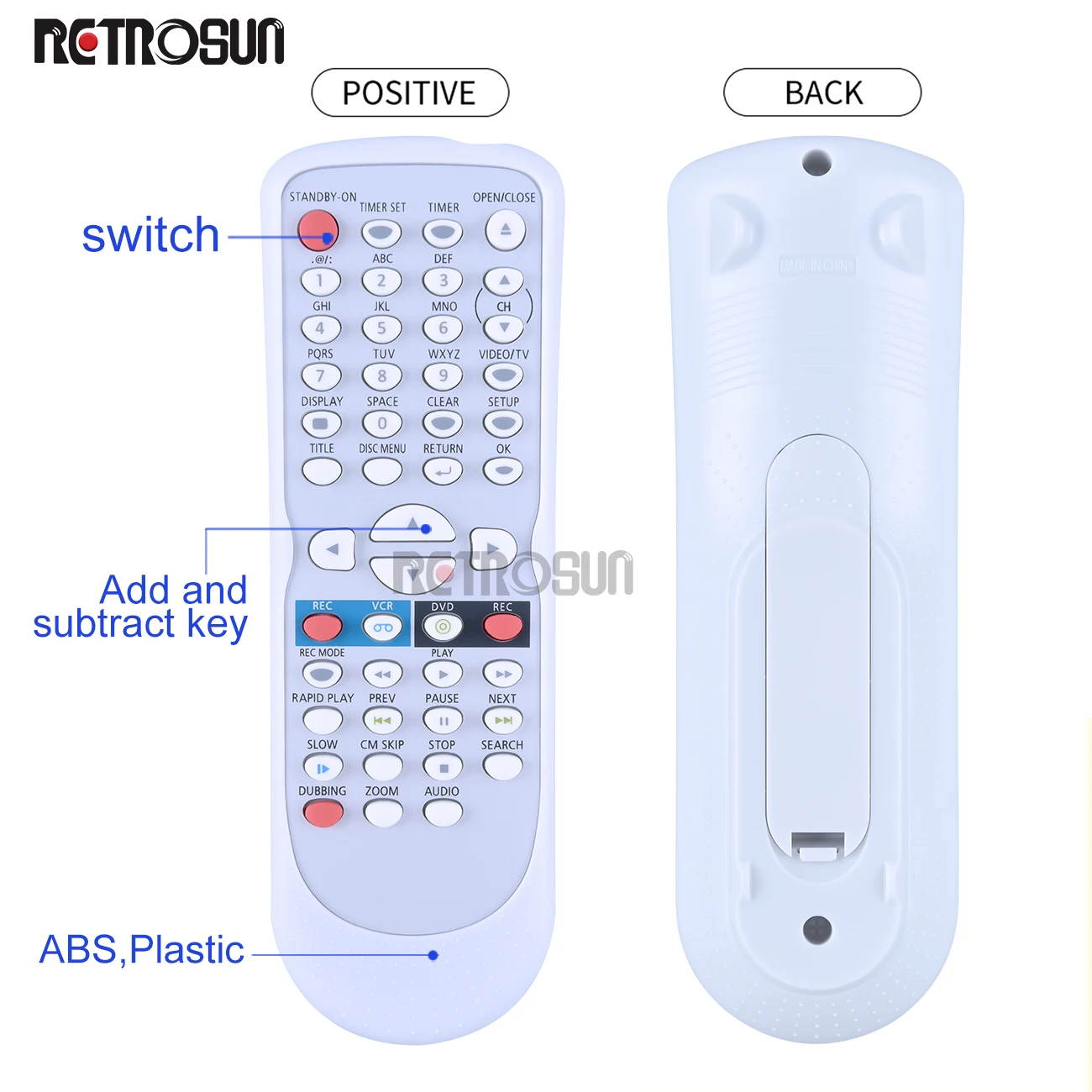 Nova NB654 Substituído Controle Remoto para Funai Gravador DVD NB654UD SV2000 WV20V6