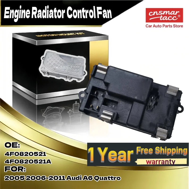 

For Audi A6 Quattro 2005 2006-2011 A/C Heater Blower Motor Resistor Fan RU-610 4F0820521A