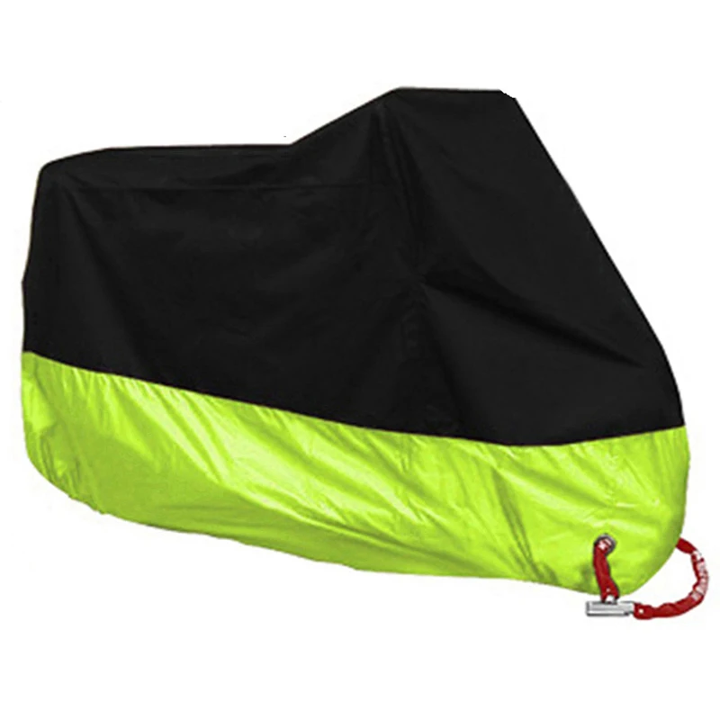 190T Zwart Blauw Ontwerp Waterdichte Motorhoezen Motoren Stof Regen Sneeuw UV Protector Cover Binnen Buiten M L XL XXL XXXL 4XL