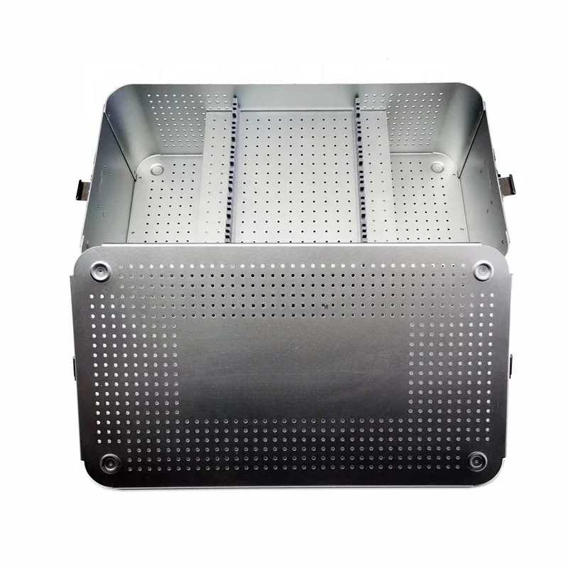 Aluminum Alloy sterilization box for laparoscope and laparoscopic instrument