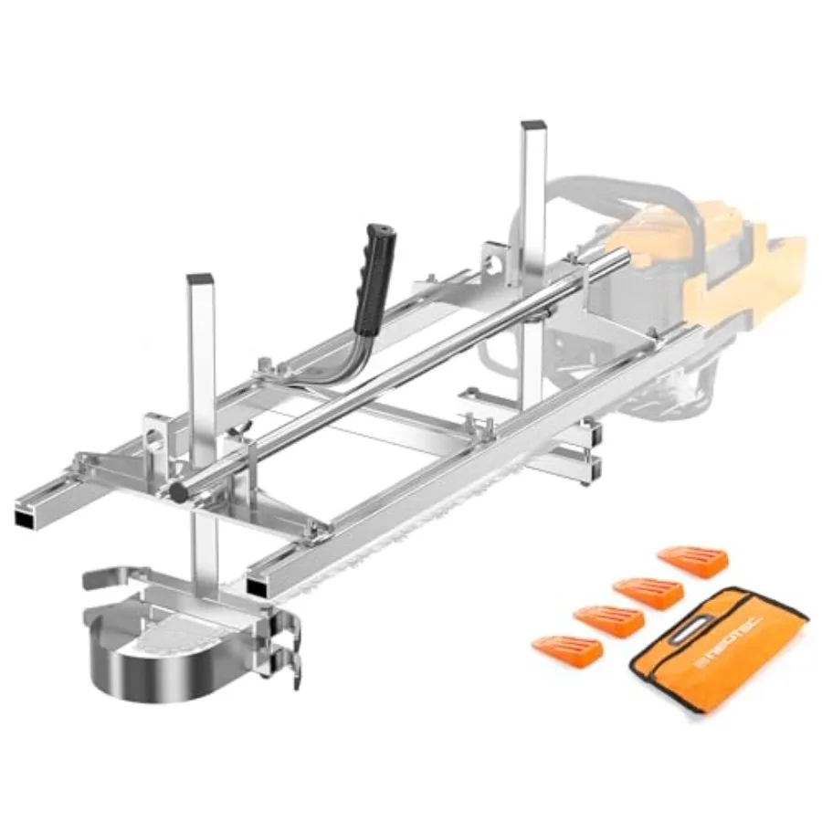 

Portable 36-Inch Chainsaw Mill Kit for Efficient Planking Milling with Gas-Powered Performance Ideal for On-Site Wood Processin