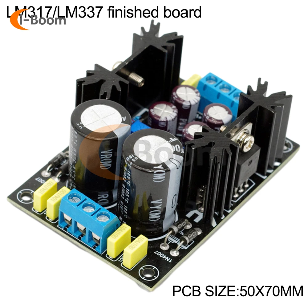 LM317 LM337 AC To DC Adjustable Regulated Power Supply Board Positive and Negative Adjustable Regulated Power Supply Module