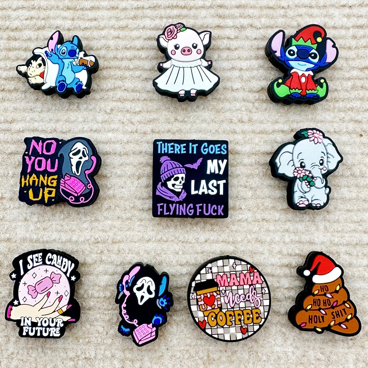 Contas de Silicone 10 PEÇAS NOVAS Contas Focais para Brinquedo de Pingente de Bebê, Contas para Caneta DIY, Corrente de Chupeta, Acessórios de Joias Atacado