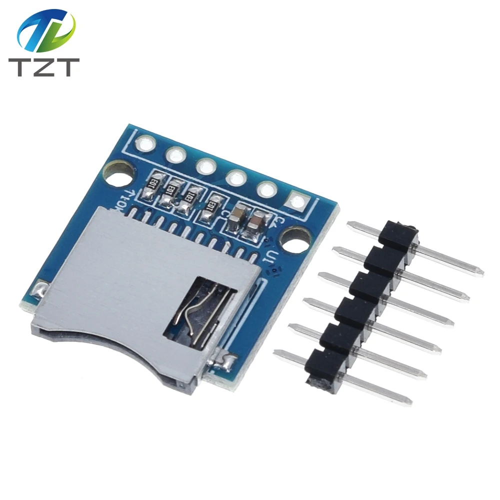 DIYTZT 1/3/5PCS Micro SD Storage Expansion Board Mini Micro SD TF Card memory shield module with Pins For arduino ARM AVR