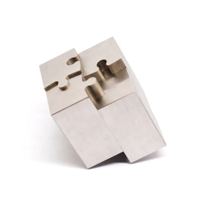 EDM Wire Cutting Stainless Steel SKD11 Cube Etching Processing CNC Machining Parts Cubes