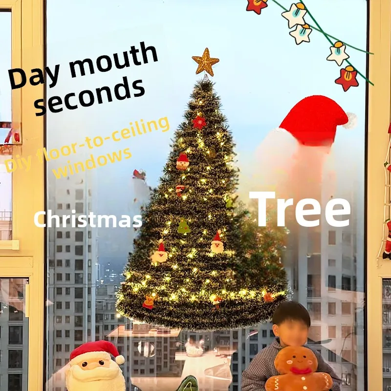 

Стеклянная стена, украшения для рождественской елки, виноградная лоза, шерстяные шарики, атмосфера, праздничная композиция, материалы для самостоятельного изготовления, аксессуары