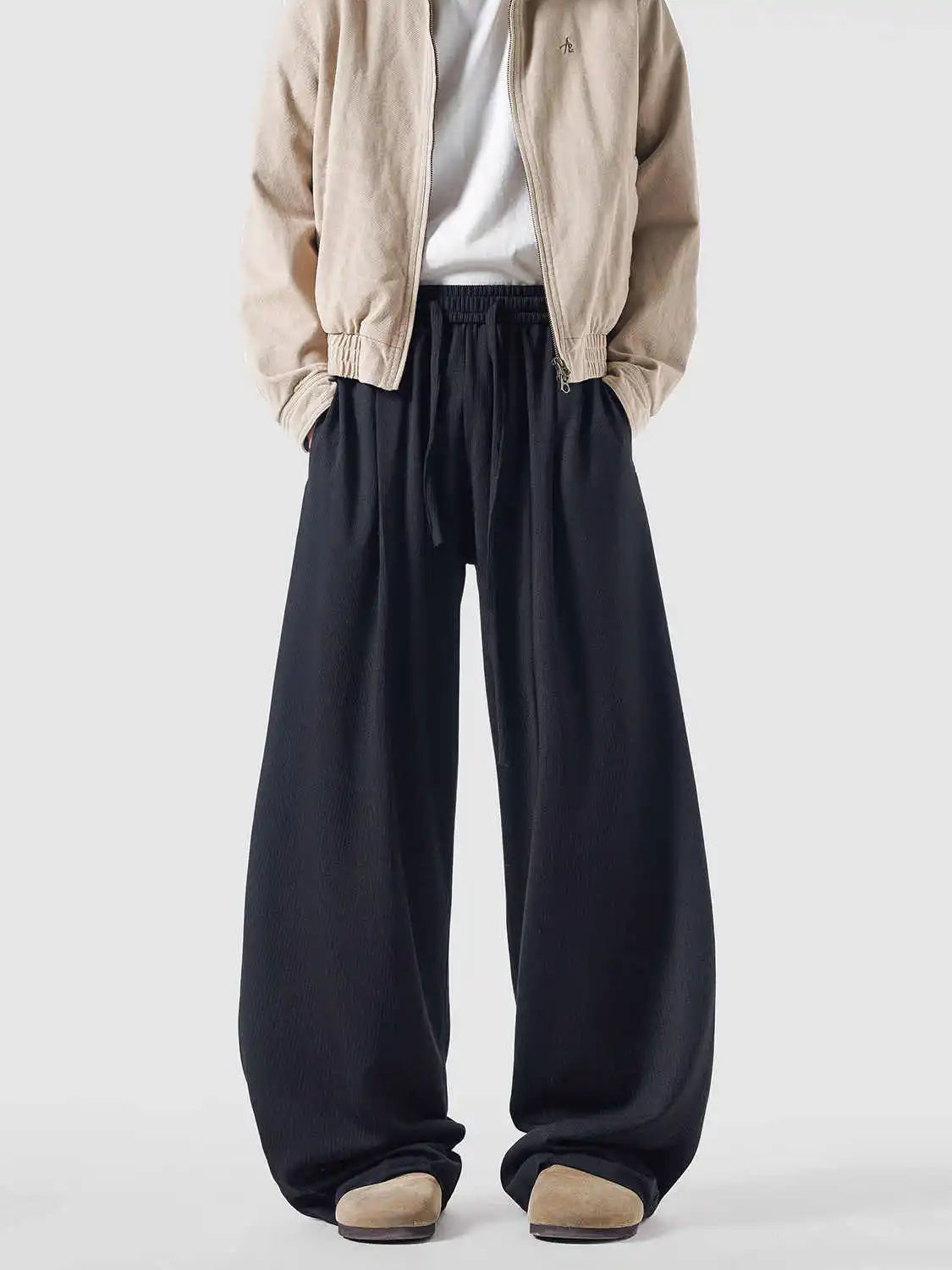 Pantalones de chándal góticos negros para mujer, pantalones holgados Harajuku Emo, pantalones de baile japoneses 2000s Y2k Vintage Hip Hop, pantalones de gran tamaño para otoño