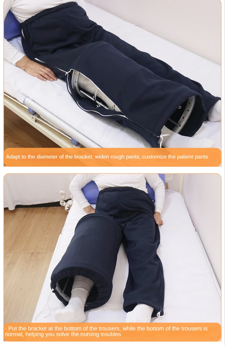 Stent Care Pants Fracture Patients After Leg Surgery Steel Plaster Convenient To Wear Off Pants Fat Pants