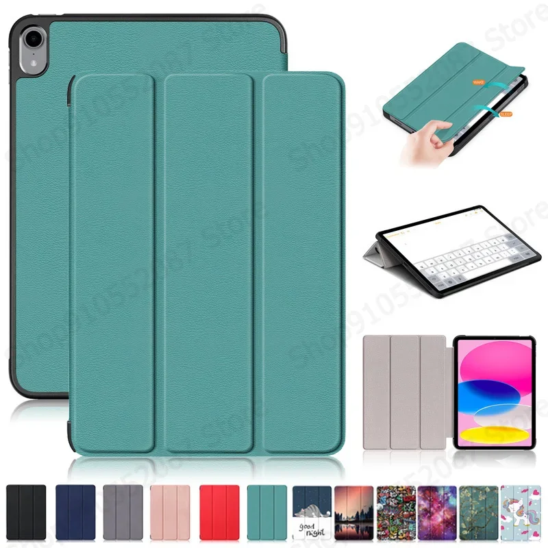 

For iPad 11th Generation Case Trifold PU Leather Stand Hard Smart Cover For Coque iPad 11 2025 A16 iPad 10 10th Gen 10.9 Case