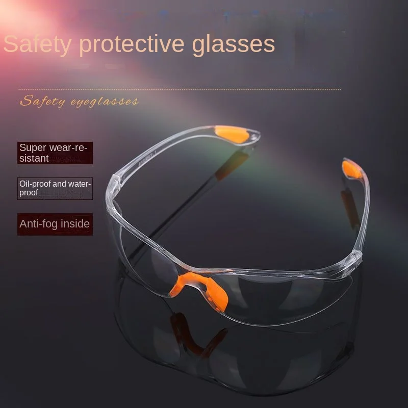 

168 Soft Nose Bridge Protective Glasses Impact Goggles Polishing Dust Laser Wind and Sand Protection Glasses