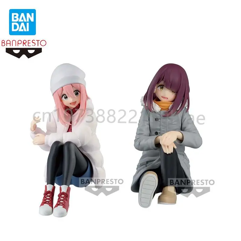 In Stock Bandai Banpresto Laid Back Camp Ayano Toki Nadeshiko Kagamihara Cartoon Collect Gift Anime Movies Festival Boy Friend