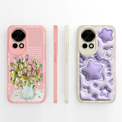 New Case For Huawei Nova 12 12Pro 12Ultra 5G Stylish Style Soft Liquid Silicone Shockproof Protective Back Cover Anti Slip Funda