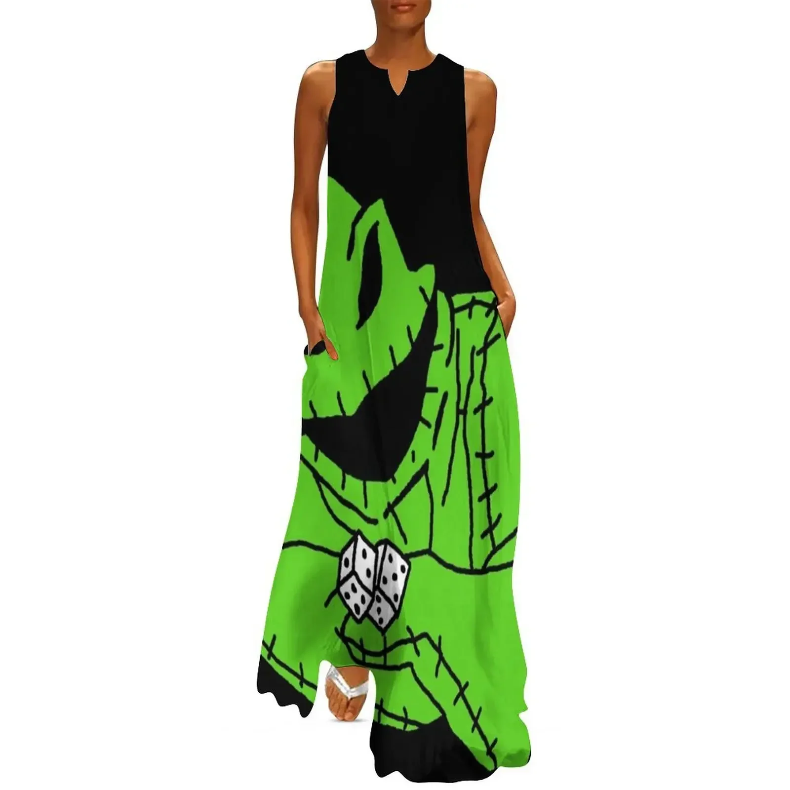 

the oogie boogie man Long Dress Dress women summer dress woman 2025 trendy korean style