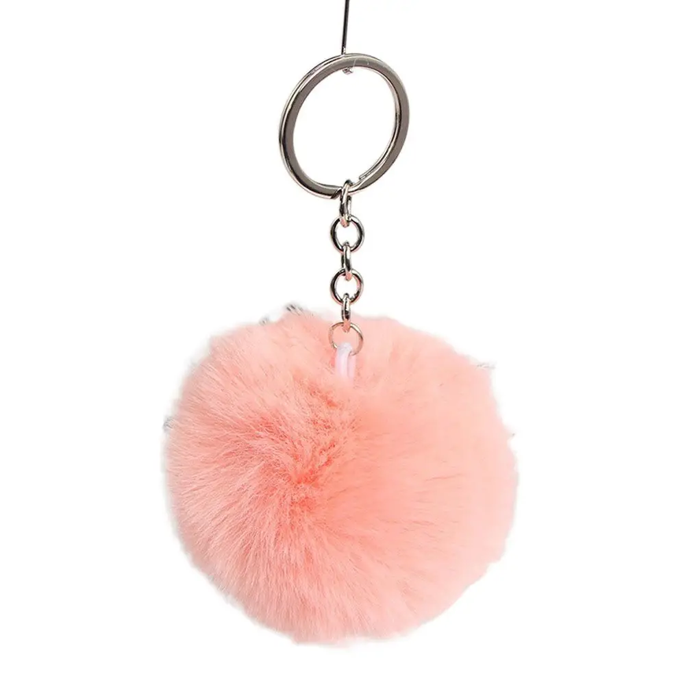 Porte-clés pompon en fourrure moelleuse bricolage, boule de fourrure, accessoires de mode, porte-clés JOKeychains, Chim20 couleurs