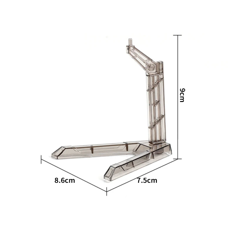 Display trasparente per action figure compatibile con Gundam 1/144 Modelli di action figure con base flessibile Kit di supporti di volo Supporto per modello