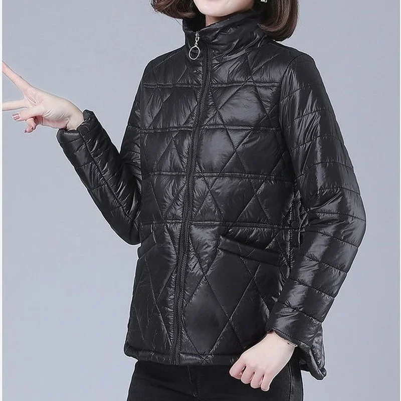 Parka Women Plus Size Padded Coat 2022 Winter Down Cotton Padded Clothes Artificial Mink Hair Splicing Warm Parkas Jackets Woman