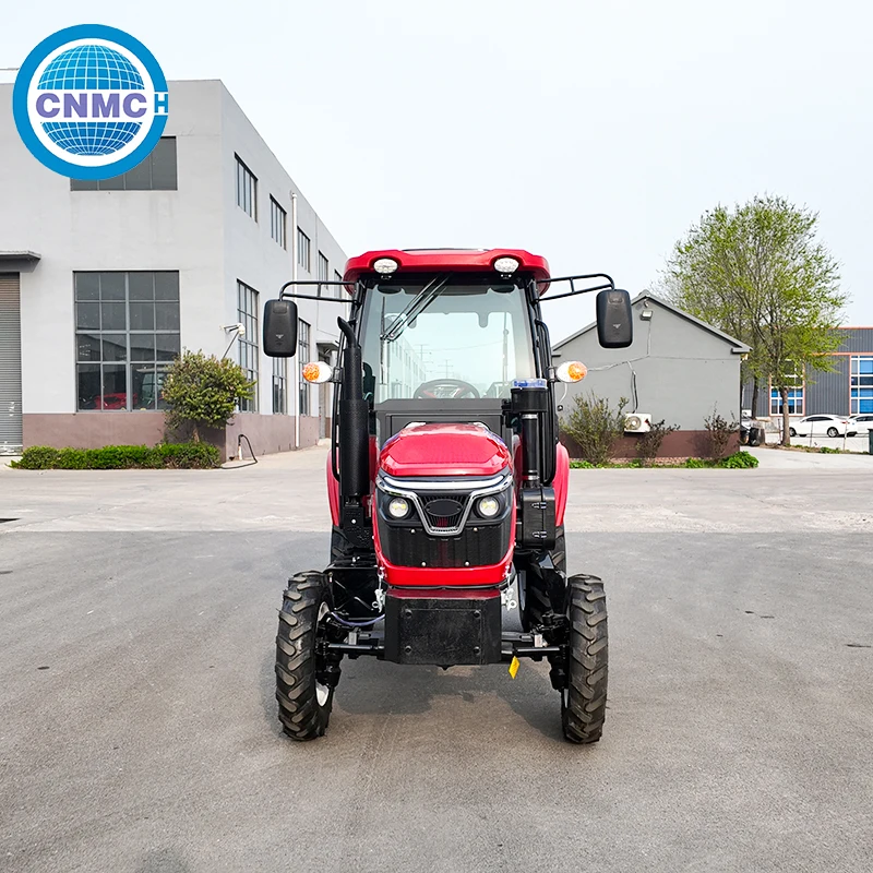 

CNMC 4x4 Wheel Tractor High Efficiency Tractor Cab Customization Factory Direct Sales 50HP Compact Type Farm Use Made In China