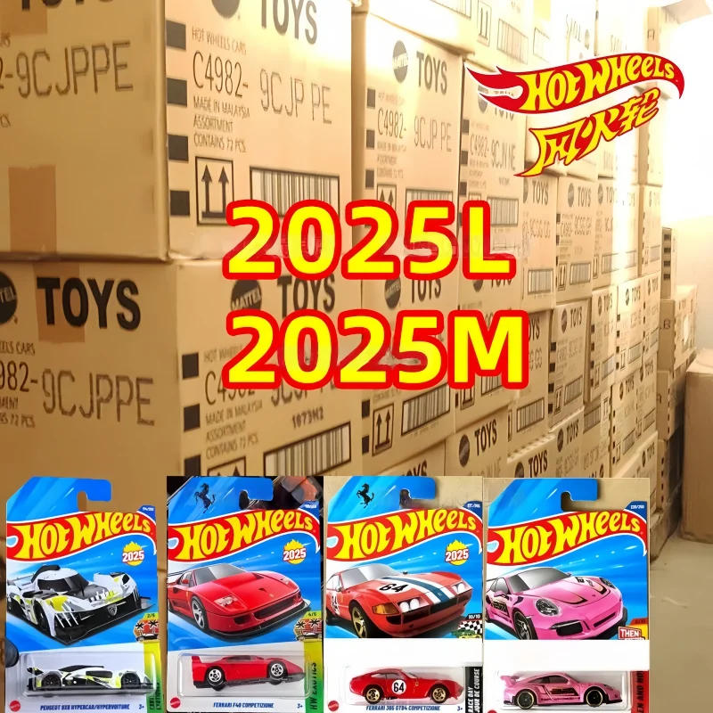 

Подлинная серия Hot Wheels Mainline Box Worldwide Basic Car 2025 A-H Case Совершенно новая полная коробка Оптовая продажа Модель автомобиля Коллекция игрушек