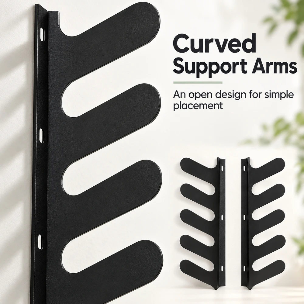 Zoe Garden Tool Organizer Wall Mount Garage Storage Rack For Shovels Rakes Brooms And Long Handled Yard Tools With Five Support Levels For Garage And Shed