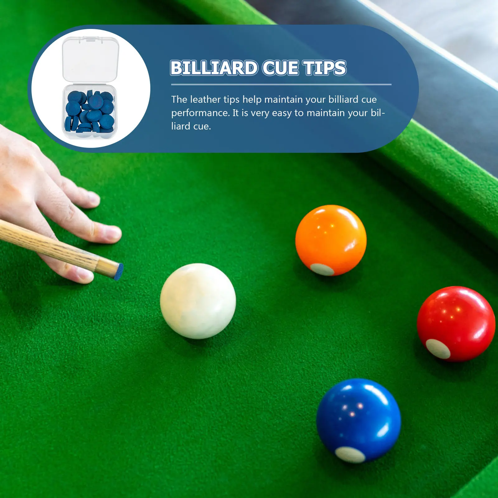 

20 профессиональных наконечников для бильярдных киев, сменные наконечники с длительным сроком службы, принадлежности для бильярда