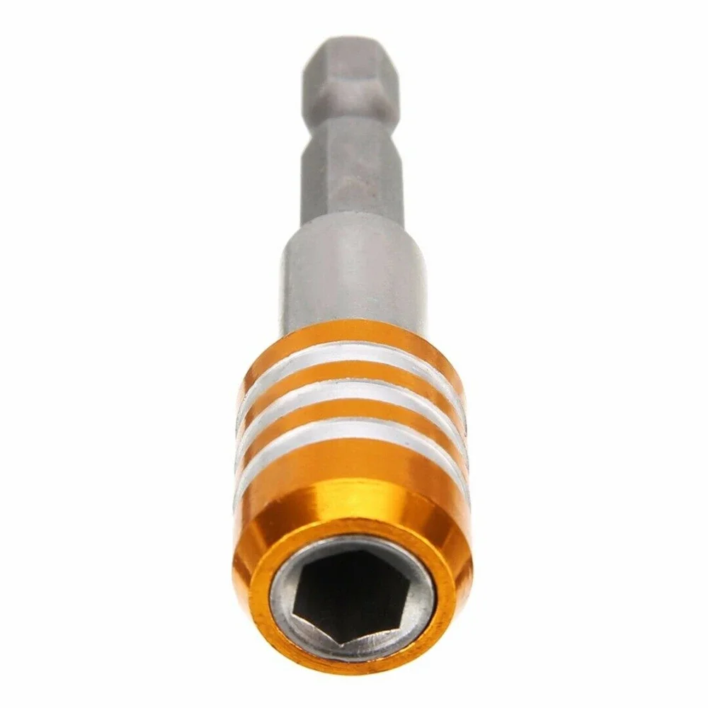 Krachtige 60mm 1/4 Hex Shank Quick Release Electric Drill Adapter No Magnetic Screwdriver Bit Holder Power Tool Accessories