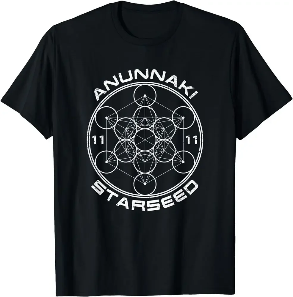 Anunnaki Starseed Sacred Geometry T-Shirt Fun Printed Clothing Y2K Summer