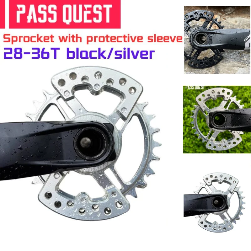 PASS QUEST Road bike protection plus and negative teeth street car dirt slope Hardtail action car suitable forgxp AM dub 3mm