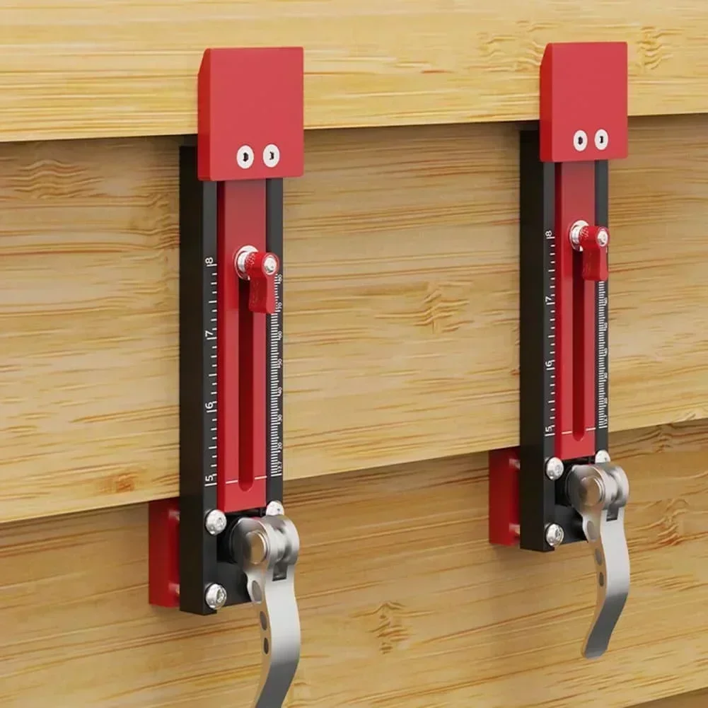

Aluminum Wall Panel Install Tool with Dual Measurement Scales Allowing Precise Thickness Adjustment for Construction Tasks