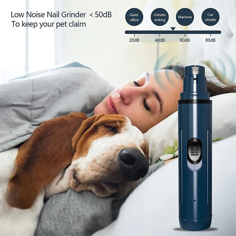 Dog Nail Clippers Chargable Safe And Gentle Great For Pets Efficient Pruning Easy To Charge Small Dog Pet Nail Trimmer Portable