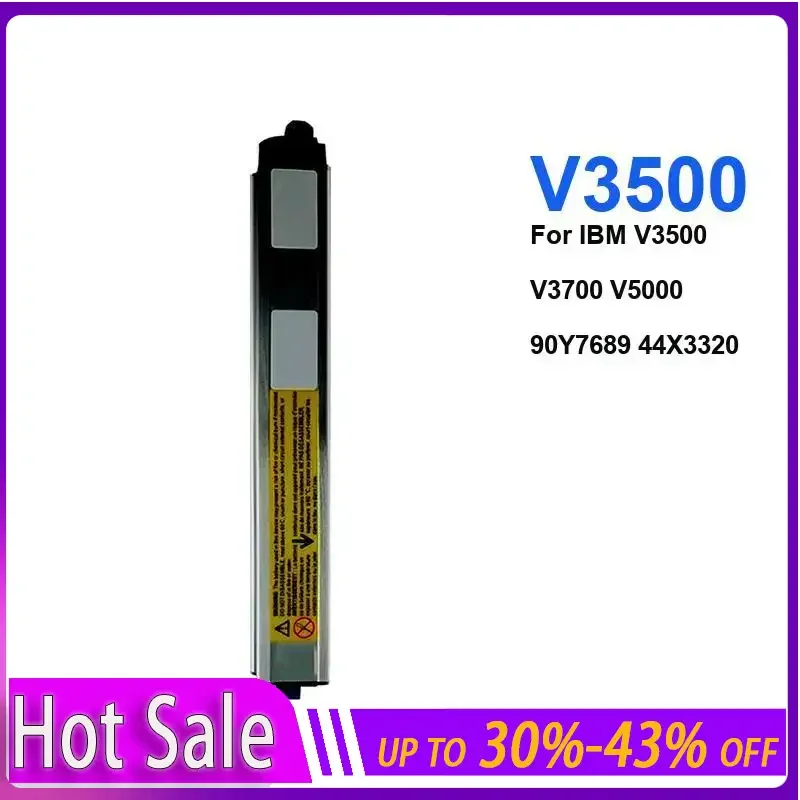 

Аккумулятор для хранения устройств 1050 мАч для IBM V3500 V3700 V5000 90Y7689 44X3320 V3500, долговечный и сменный аккумулятор