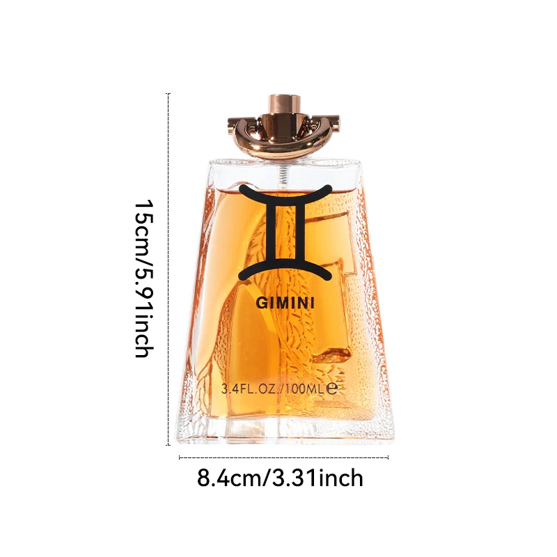 100ML 3.4FL.OZ Men\'s Perfume, Long Lasting Natural Fragrance, Woody Oriental Notes, Vanilla Scents,Eau de Parfum Perfumes Hombre